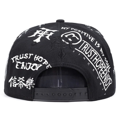 Gothic Embroidered Baseball Cap – Unisex Street Style – Elegant Men's Accessory | Accessorio Uomo Elegante