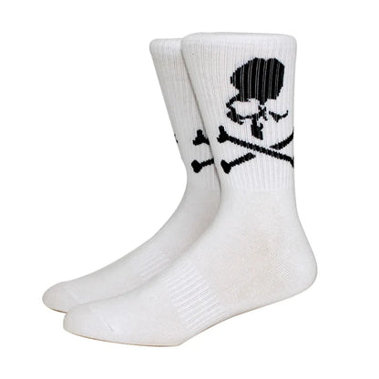 Bone Pattern Long Socks – Unisex Skate & Street Style – Elegant Men's Accessory | Accessorio Uomo Elegante