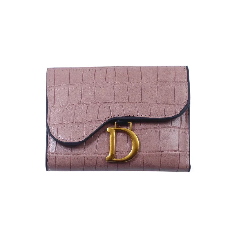 DRAVEN — Luxury Leather Wallet Women Small Hasp Coin Purse