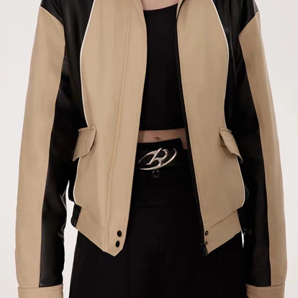 DRAVEN — Y2K Punk PU Leather Belt Women Gothic Corset Design