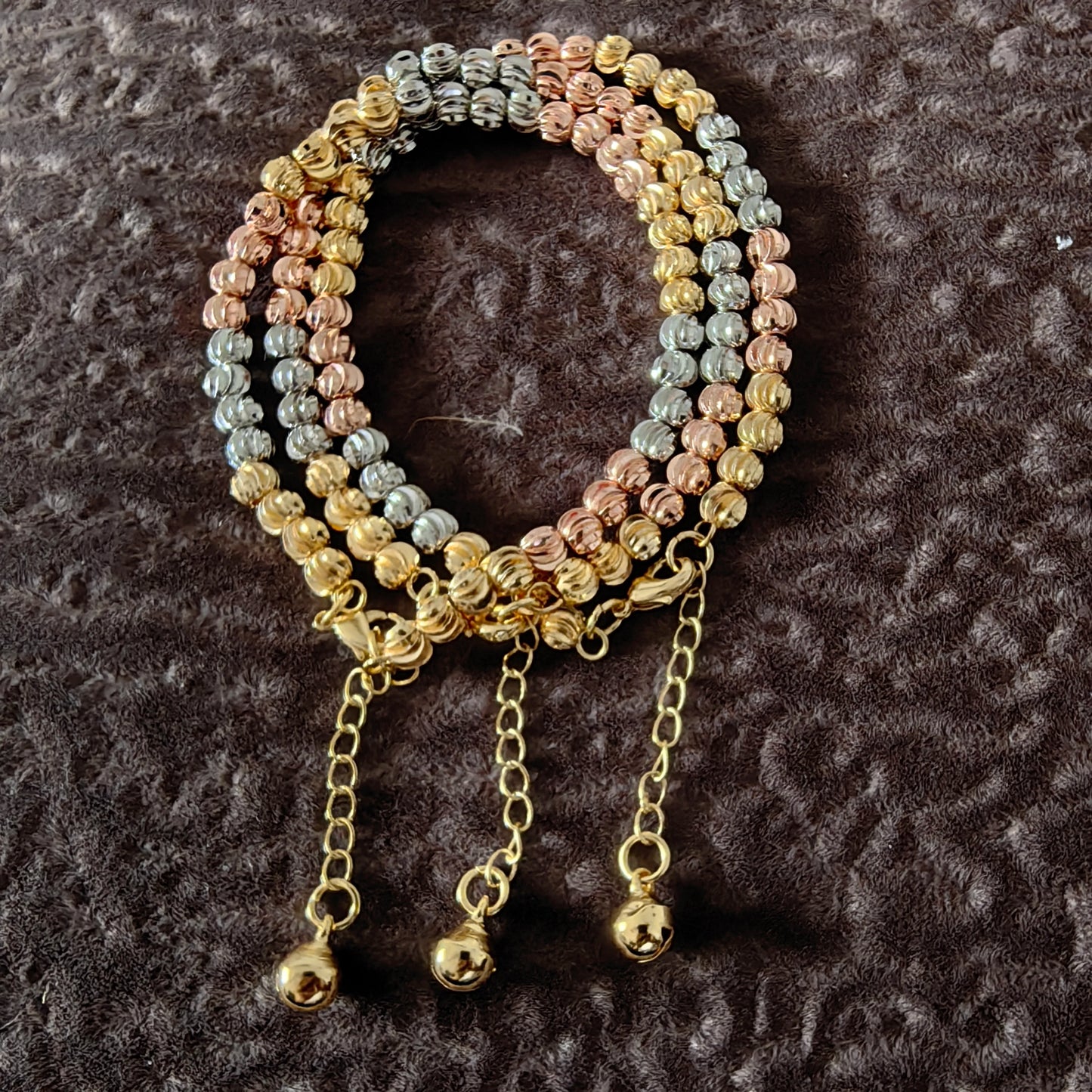 DRAVEN — Gold Plated Colorful Beaded Bracelet