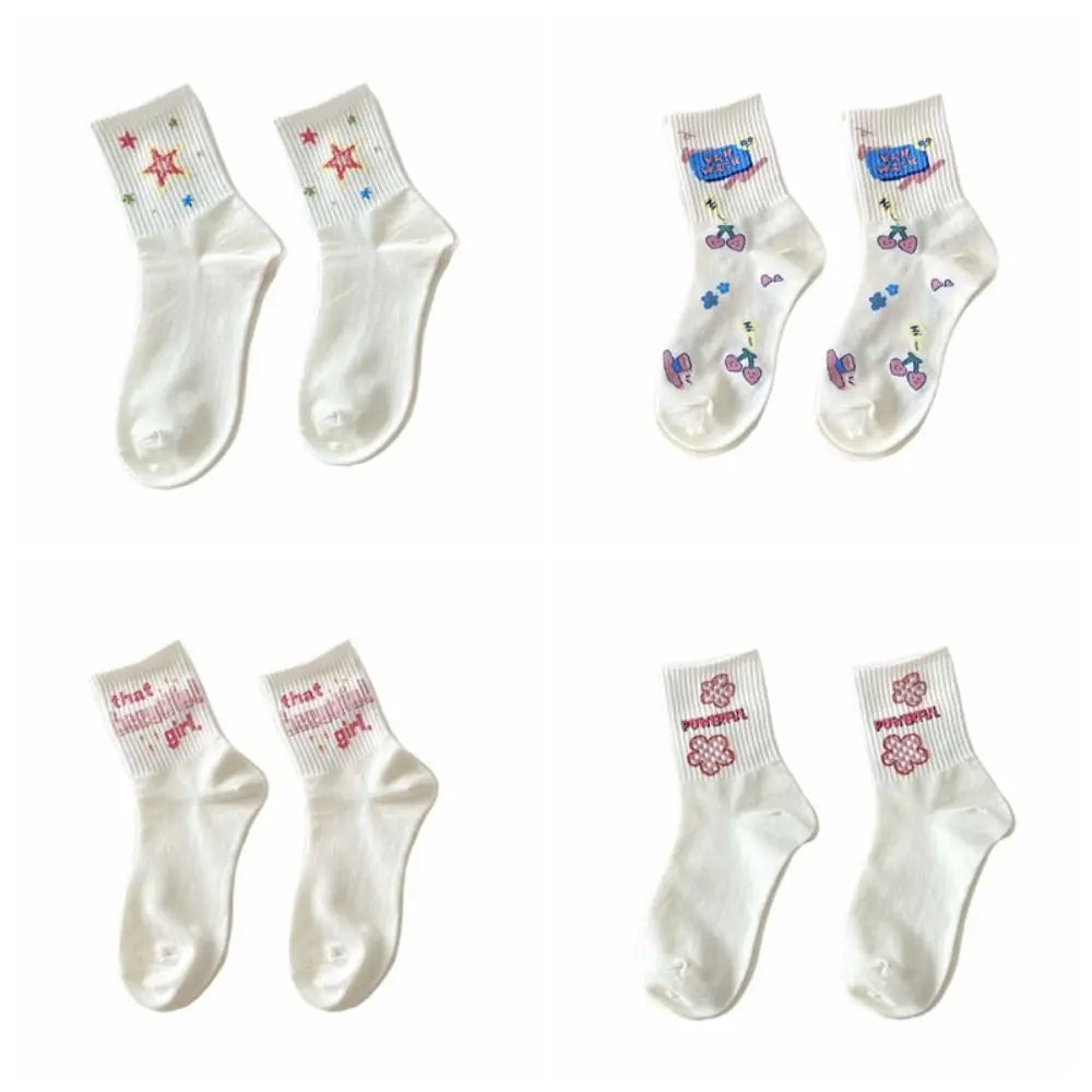 Y2K Flower Ankle Socks – Unisex Street Cartoon Style – Elegant Men's Accessory | Accessorio Uomo Elegante