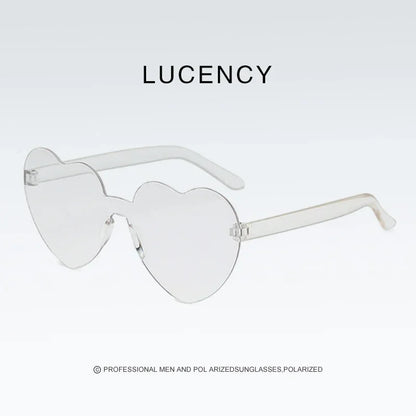 Red Heart Sunglasses – Designer Retro Cat Eye Y2K Shades – Elegant Men's Accessory | Accessorio Uomo Elegante