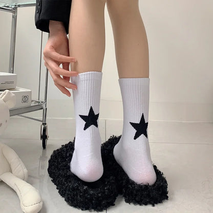 Star Pattern Ankle Socks – Unisex Street Sport Style