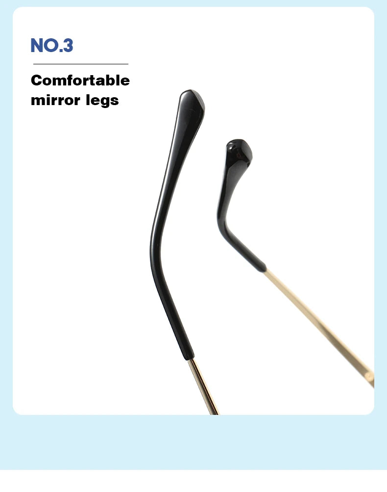 Square Rimless Sunglasses – High-Grade Metal Design – Elegant Men's Accessory | Accessorio Uomo Elegante