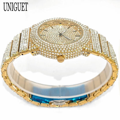 Arctic Blaze – Men’s Ice Steel Luxury Watch 2025 Edition – Elegant Men's Accessory | Accessorio Uomo Elegante