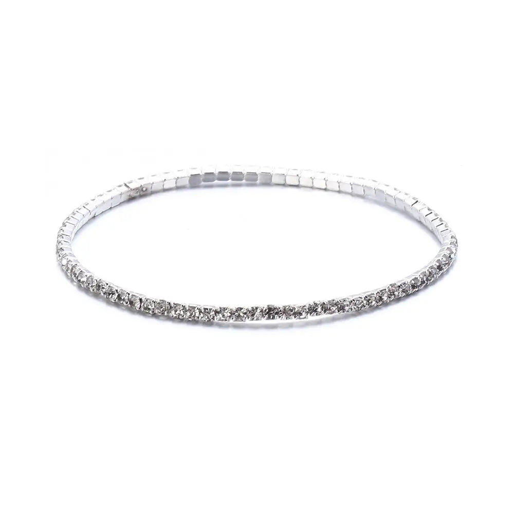 DRAVEN — Colorful Rhinestone Elastic Bracelet