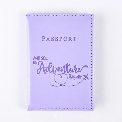 PU Leather Passport Holder Travel Wallet Unisex Design