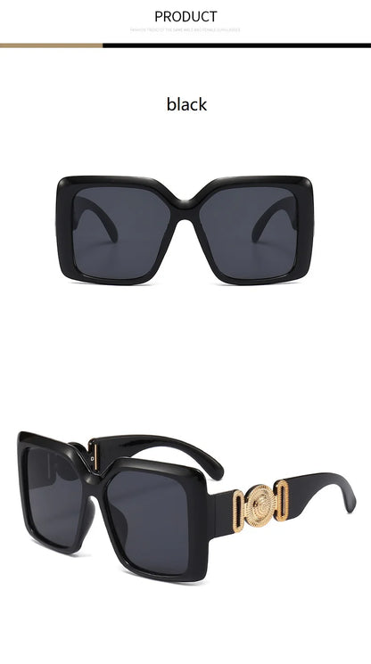 Popular Square Sunglasses – Luxury Retro Travel Style – Elegant Men's Accessory | Accessorio Uomo Elegante