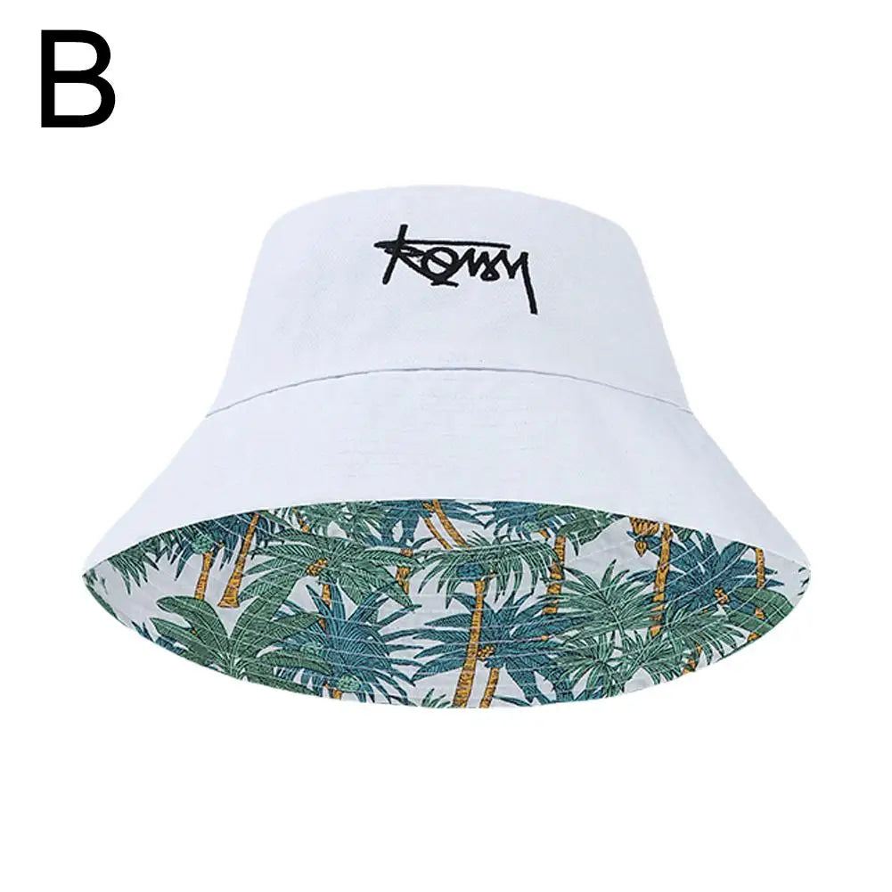 DRAVEN — Letter Embroidered Bucket Hat – Unisex Casual Street Style