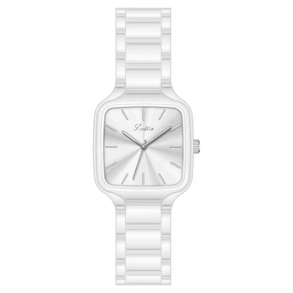 Contemporary Grace – Women’s Square Alloy Watch 2025 Edition – Elegant Men's Accessory | Accessorio Uomo Elegante