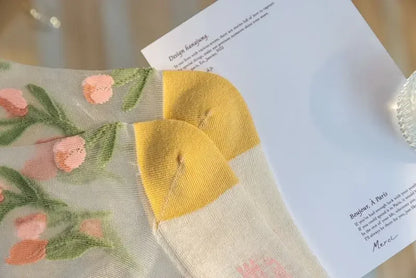 Transparent Lace Socks – Women’s Korean Summer Style – Elegant Men's Accessory | Accessorio Uomo Elegante