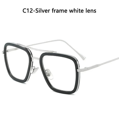 Tony Stark Sunglasses – Steampunk Metal Design – Elegant Men's Accessory | Accessorio Uomo Elegante