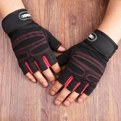 Fingerless Sport Gloves – Unisex Fitness & Outdoor Style