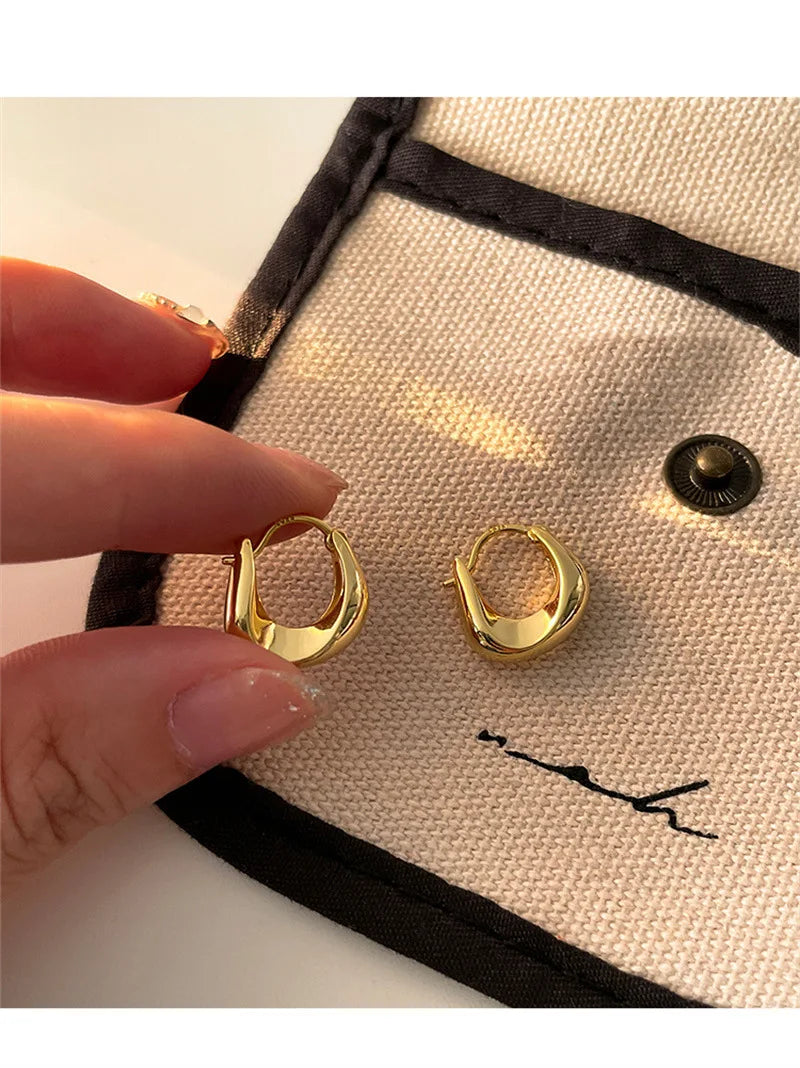 DRAVEN — Sterling Silver Hoop Earrings