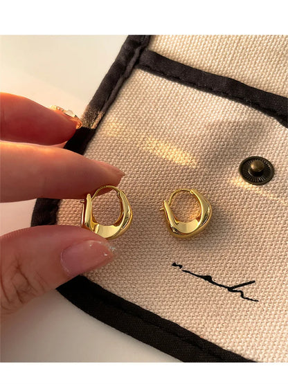 Sterling Silver Hoop Earrings – Elegant Men's Accessory | Accessorio Uomo Elegante