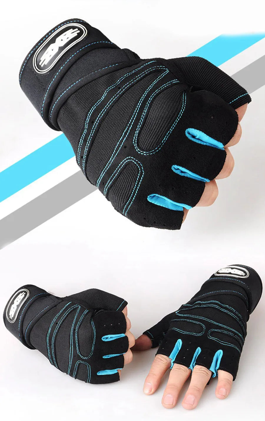 DRAVEN — Half Finger Workout Gloves – Unisex Gym & Street Style
