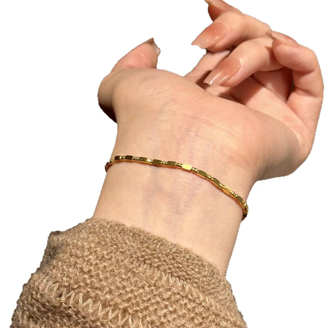 DRAVEN — Small Square Light Luxury Bracelet