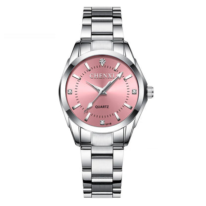 Women’s Luxury Steel Watch – Luminous Quartz & Elegant Design – Elegant Men's Accessory | Accessorio Uomo Elegante