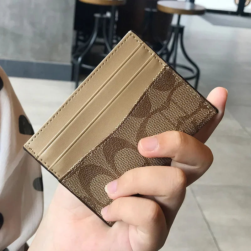 DRAVEN — Luxury PU Leather Wallet Women Minimalist Short Design