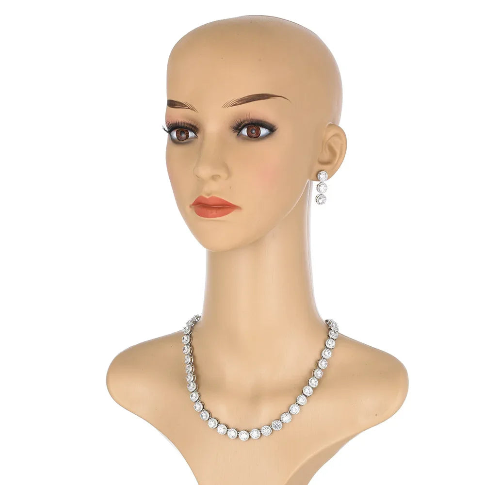 DRAVEN — Classic Necklace & Earring Set – Elegant Fashion Accessories for Women