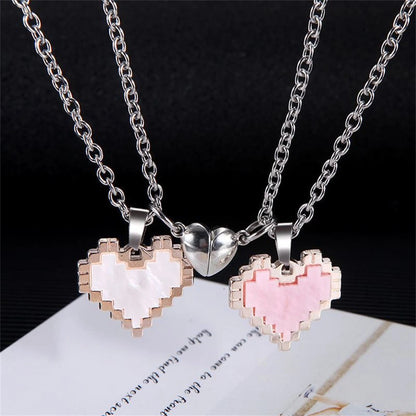 Magnetic Attraction Couple Necklace – Valentine’s Day Friendship Jewelry Set