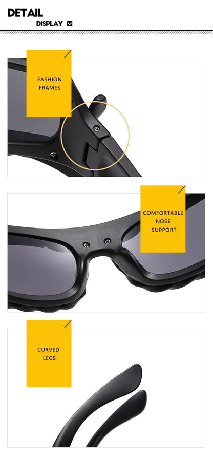 Twisted Y2K Sunglasses – Silver Retro Luxury Shades – Elegant Men's Accessory | Accessorio Uomo Elegante