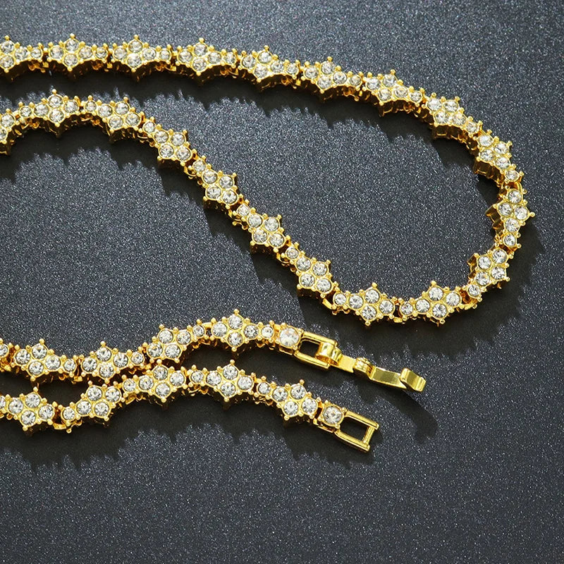 DRAVEN — Round Stone Star Cubic Zirconia Bracelet