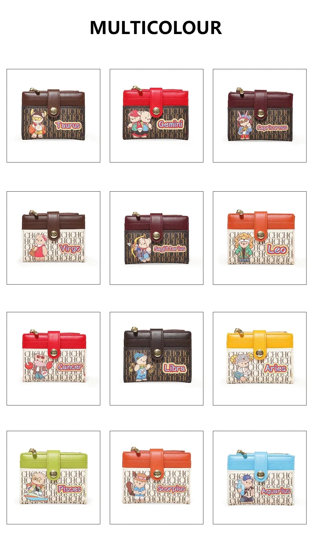 Light Luxury Wallet Women Animal Print Design – Elegant Men's Accessory | Accessorio Uomo Elegante