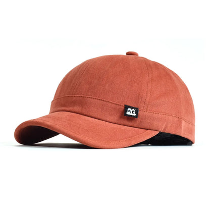 Vintage Short Brim Cap – Unisex Low Profile Style