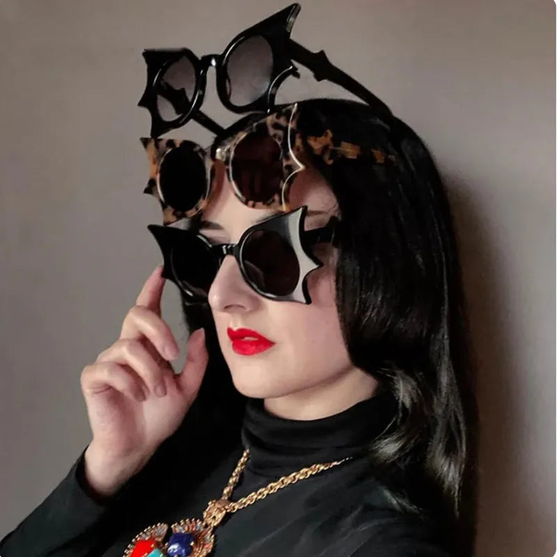 DRAVEN — Bat Sunglasses – Halloween Party Retro  Shades