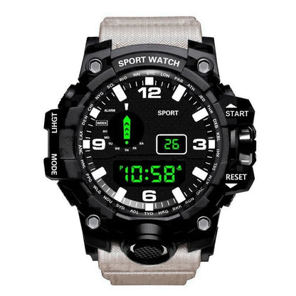 Tactical Edge – Men’s Digital Sport Watch with Luminous Display & Alarm – Elegant Men's Accessory | Accessorio Uomo Elegante