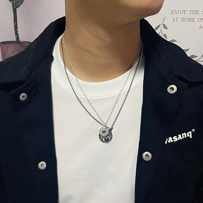 100 Languages “I Love You” Projection Necklace – Magnetic Heart Couple Jewelry