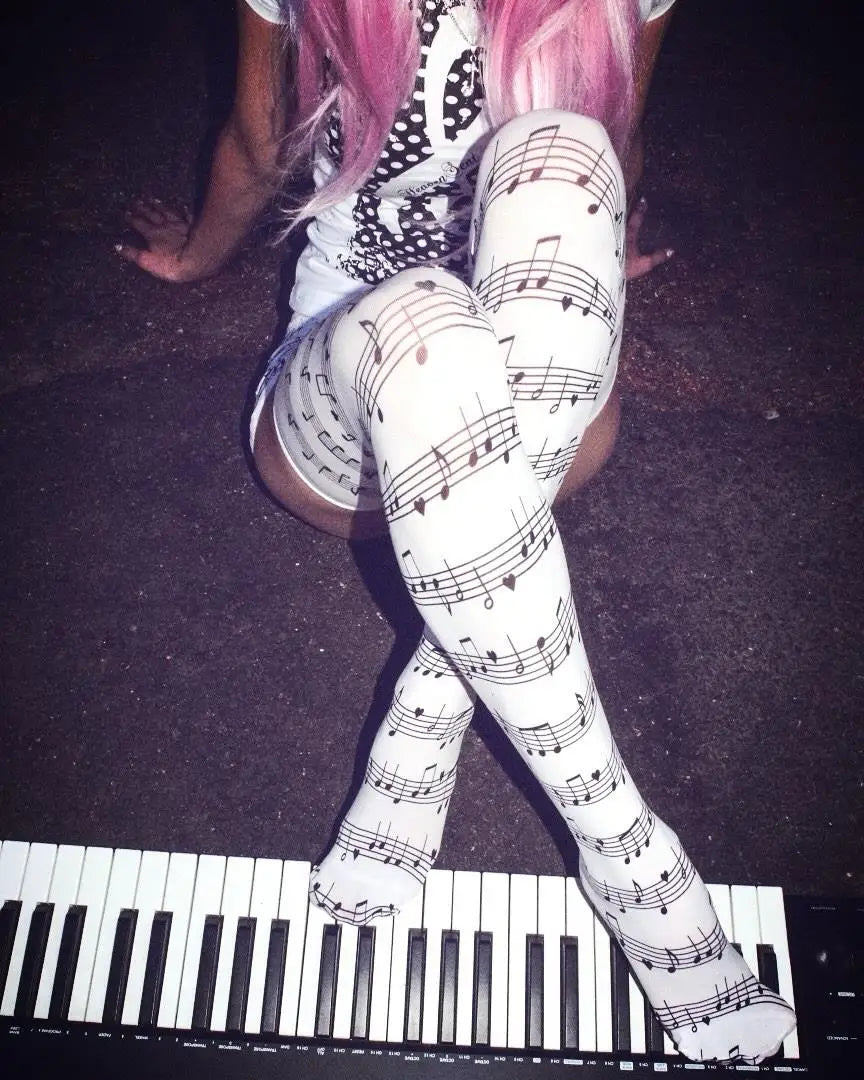 DRAVEN — Knee Socks Y2k Stockings Long Socks Woman Emo Harajuku Cosplay Sexy Shoopy Goth Lolita Punk Pantyhose Tights Stockings for Women