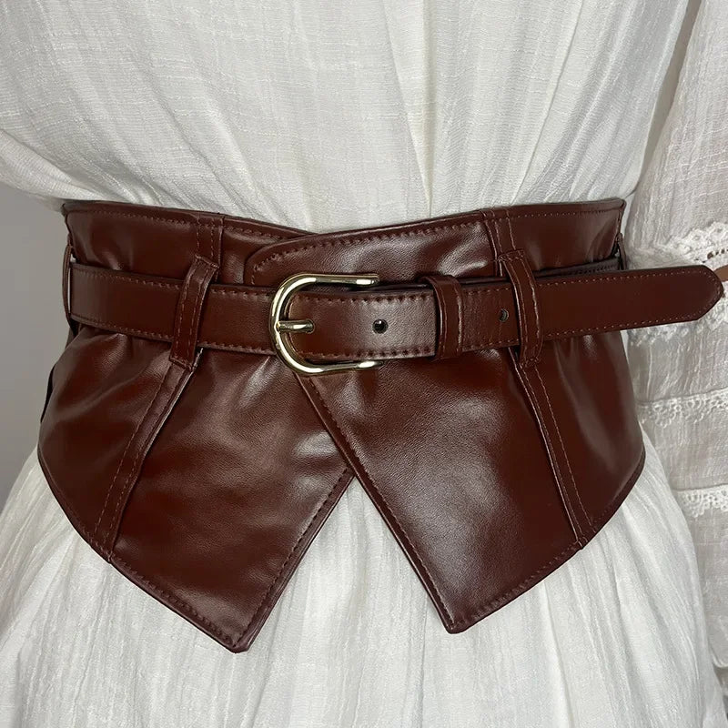 DRAVEN — Women's Elastic Waist Belt Black Simple Decorative Design