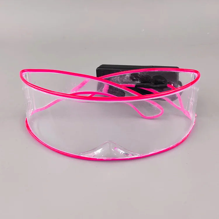 Robot LED Party Sunglasses – Futuristic Nightclub Style – Elegant Men's Accessory | Accessorio Uomo Elegante