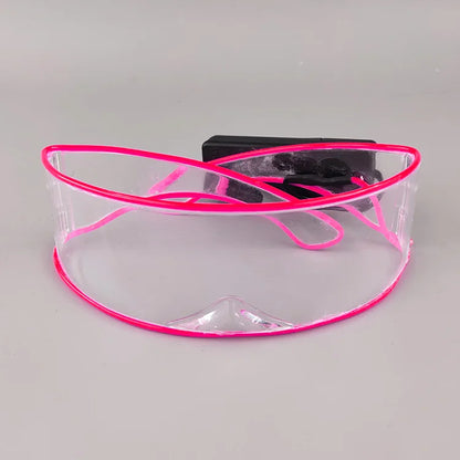 Robot LED Party Sunglasses – Futuristic Nightclub Style – Elegant Men's Accessory | Accessorio Uomo Elegante