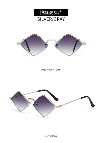 Diamond Frame Sunglasses – Elegant Men's Accessory | Accessorio Uomo Elegante