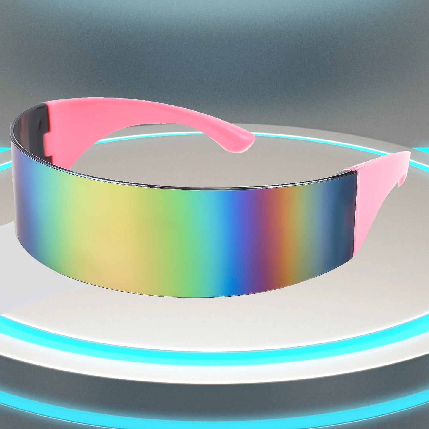 DRAVEN — Futuristic Tech Sunglasses – Y2K Visor Style