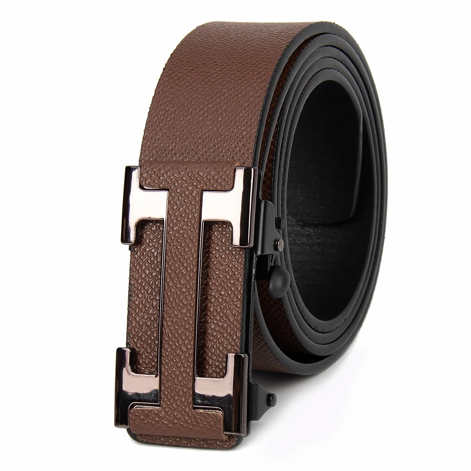 Luxury Leather Belt Men Classic Business Style – Elegant Men's Accessory | Accessorio Uomo Elegante
