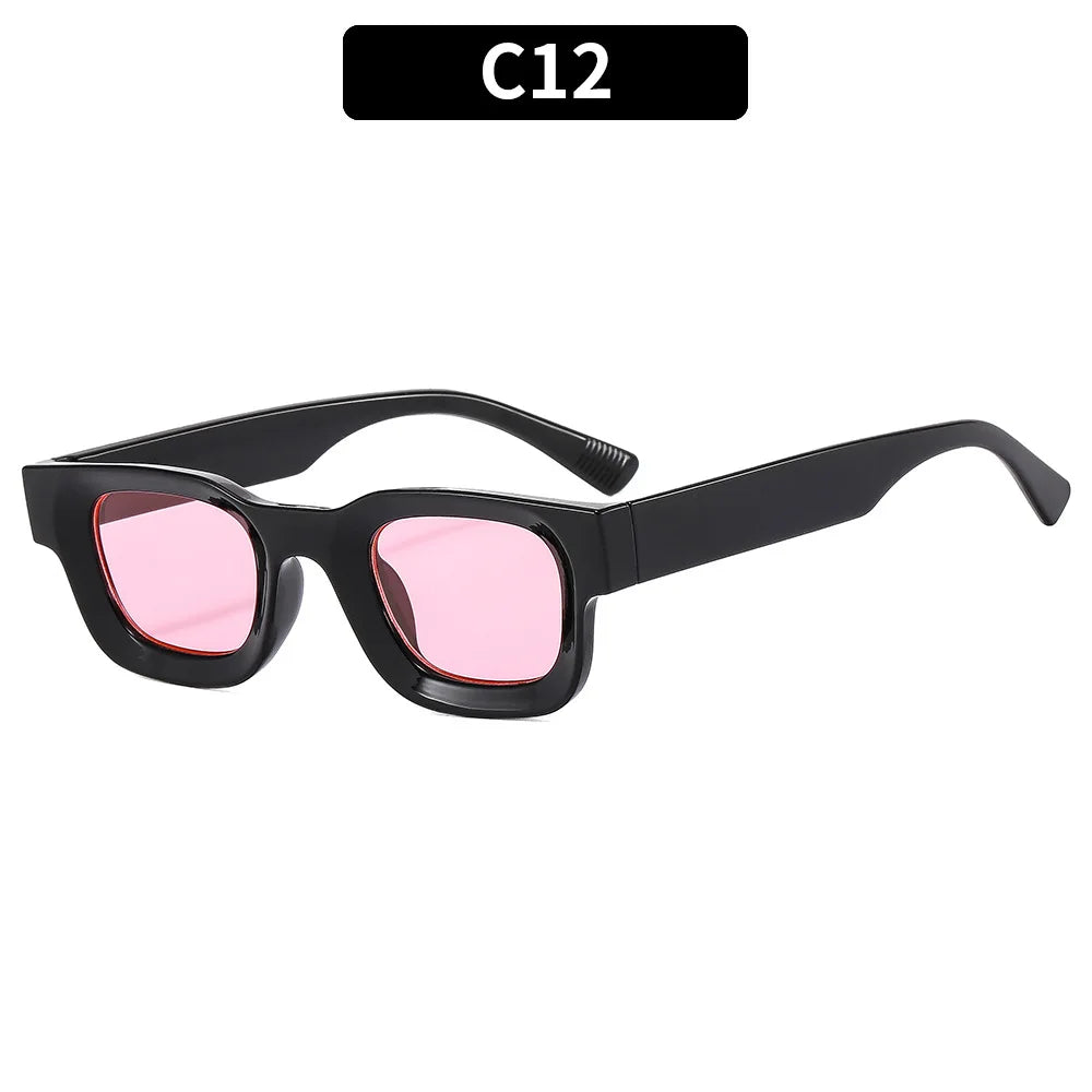 DRAVEN — Retro Rectangle Sunglasses –  Y2K Designer UV400 Eyewear