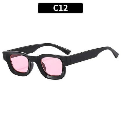 Retro Rectangle Sunglasses – Y2K Designer UV400 Eyewear – Elegant Men's Accessory | Accessorio Uomo Elegante