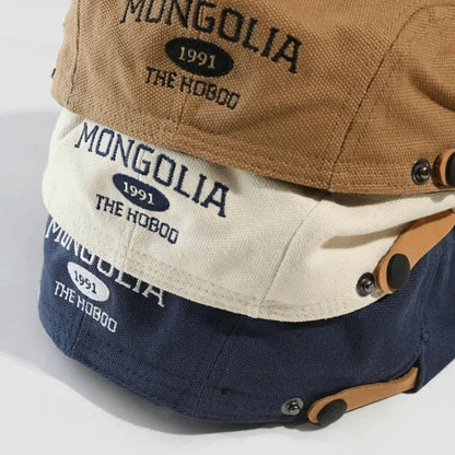 Vintage Embroidered Beret – Classic Street Newsboy Cap