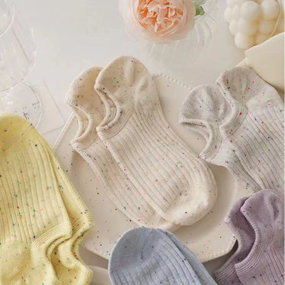 Colorful Polka Dot Socks – 6 Pairs Women’s Fun Style – Elegant Men's Accessory | Accessorio Uomo Elegante