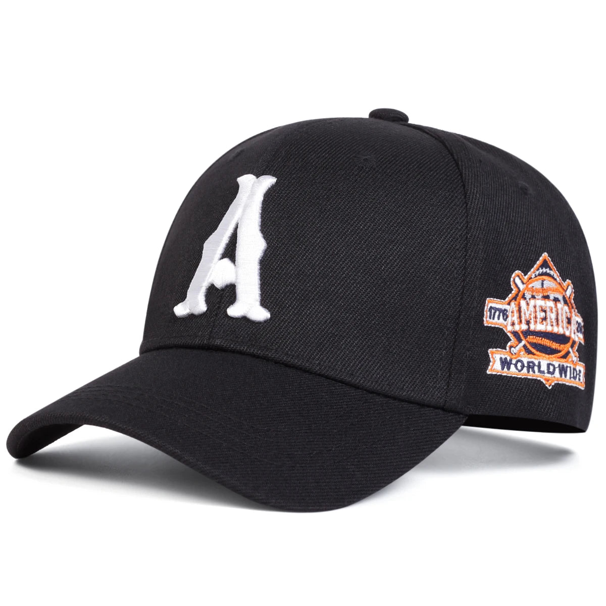 DRAVEN — A Letter Embroidered Cap – Unisex Casual Street Style