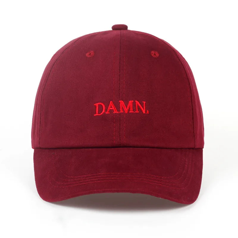 DRAVEN — DAMN Embroidered Snapback – Unisex Designer Street Cap