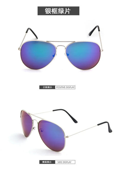 Pilot Round Sunglasses – Gradient Mirror Design – Elegant Men's Accessory | Accessorio Uomo Elegante