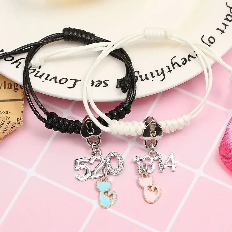 DRAVEN — Star Charm Couple Rope Bracelets