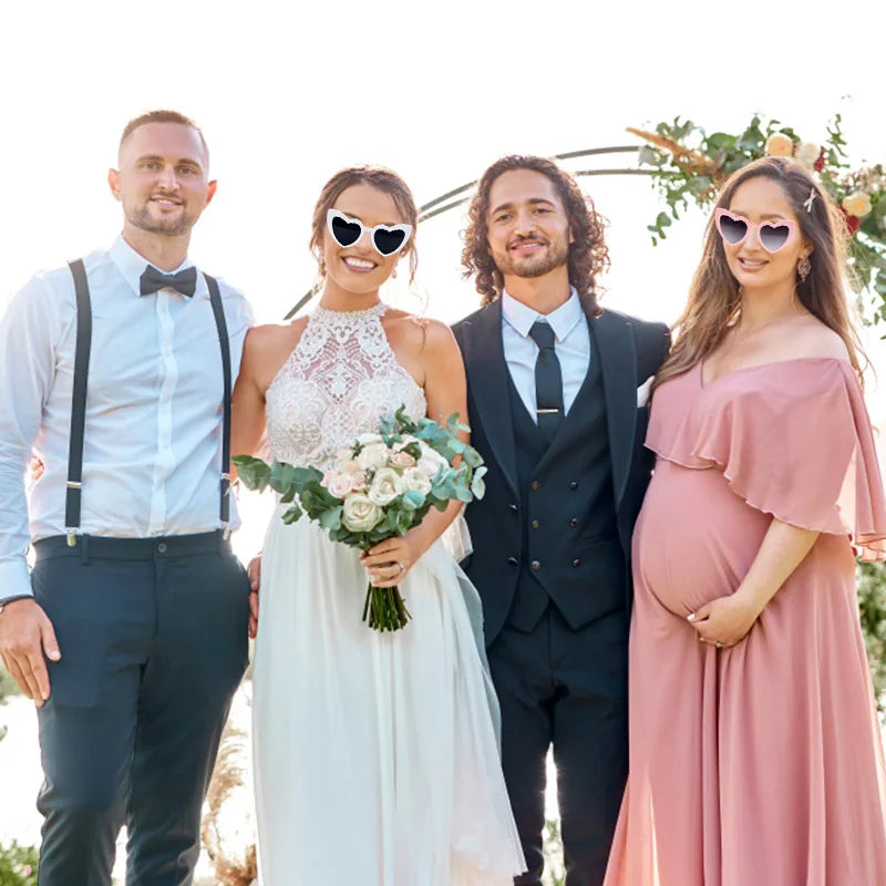 Heart Shape Sunglasses – Trendy Street Love Party Shades – Elegant Men's Accessory | Accessorio Uomo Elegante