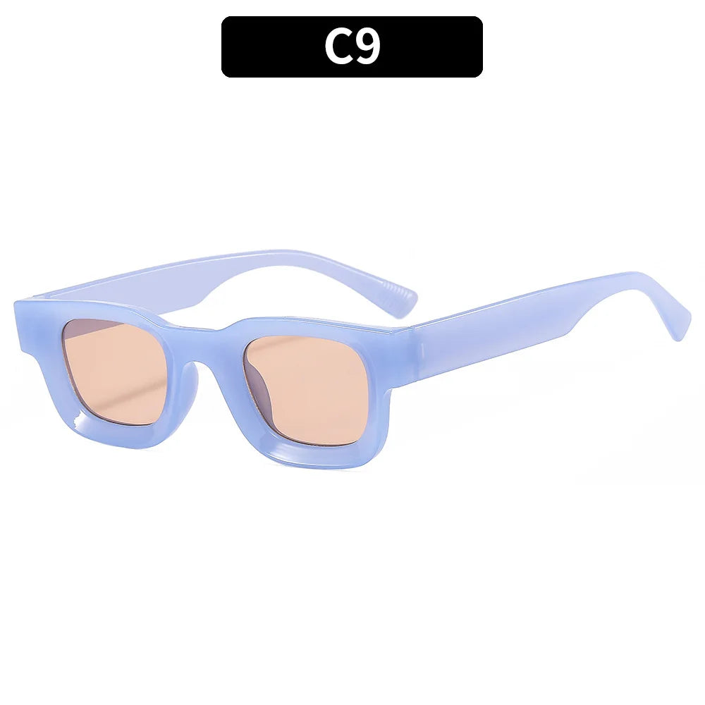 DRAVEN — Retro Rectangle Sunglasses –  Y2K Designer UV400 Eyewear